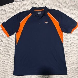 Denver Broncos NFL Team Apparel Men’s Large Polo Shirt